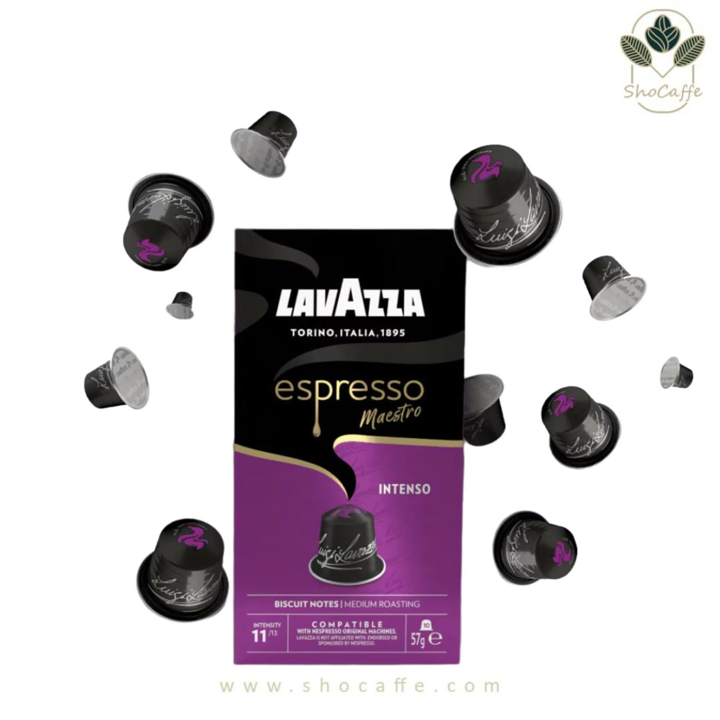 کپسول قهوه نسپرسو لاوازا مدل ماسترو اینتنسو Espresso Maestro Intenso